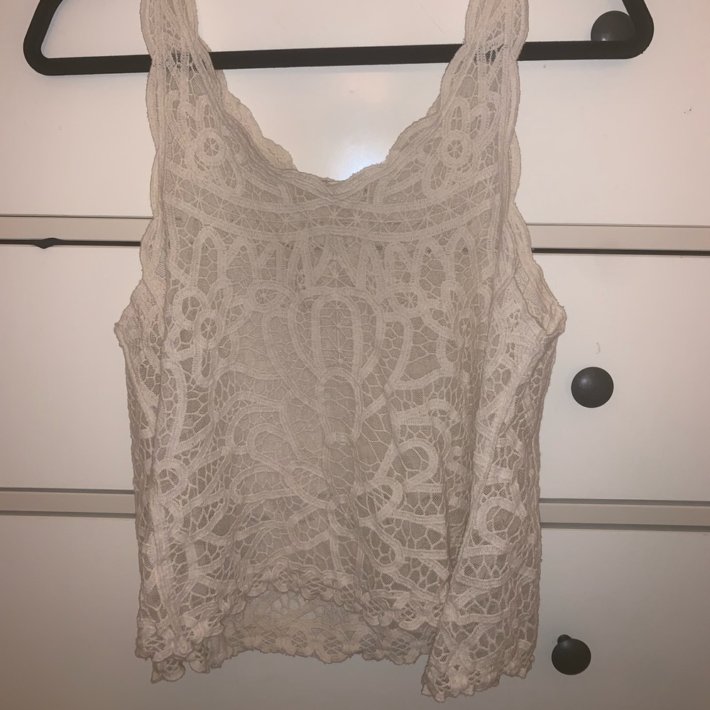 Flowy lace top